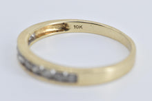 Load image into Gallery viewer, 10K 0.40 Ctw Natural Diamond Classic Wedding Band Ring Yellow Gold