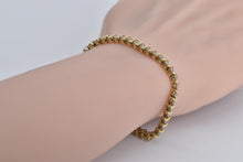Load image into Gallery viewer, 14K 2.00 Ctw Natural Diamond Wavy Link Tennis Bracelet 7.5&quot; Yellow Gold