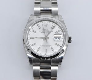 Rolex 36mm Datejust Stainless Steel 126200 Men's Watch