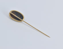 Load image into Gallery viewer, 14K Oval Boulder Opal Cabochon Vintage Stick Pin Yellow Gold
