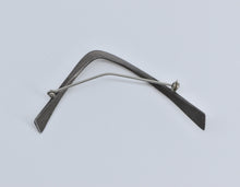 Load image into Gallery viewer, Sterling Silver Betty Cooke Vintage Chevron Statement Pin/Brooch