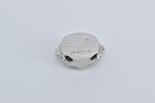 Load image into Gallery viewer, 14K Diamond Ornate Filigree Slide Bracelet Charm/Pendant White Gold