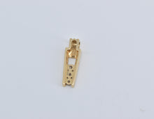 Load image into Gallery viewer, 14K 0.30 Ctw Diamond Inset Bar Drop Journey Pendant Yellow Gold