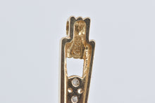 Load image into Gallery viewer, 14K 0.30 Ctw Diamond Inset Bar Drop Journey Pendant Yellow Gold
