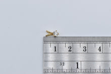 Load image into Gallery viewer, 14K 0.16 Ct Diamond Solitaire Classic Simple Pendant Yellow Gold