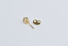 Load image into Gallery viewer, 14K 0.24 Ct Diamond Round Solitaire Single Stud Earring Yellow Gold