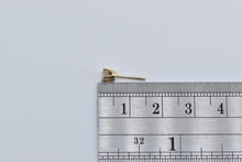 Load image into Gallery viewer, 14K 0.24 Ct Diamond Round Solitaire Single Stud Earring Yellow Gold