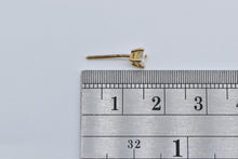 Load image into Gallery viewer, 14K 0.16 Ct Princess Diamond Solitaire Single Stud Earring Yellow Gold