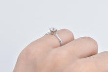 Load image into Gallery viewer, Platinum 0.40 Ct Natural Diamond Solitaire Engagement Ring