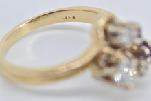 Load image into Gallery viewer, 14K 0.71 Ctw Natural Diamond Ruby Swirl Statement Ring Yellow Gold