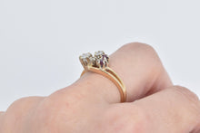 Load image into Gallery viewer, 14K 0.71 Ctw Natural Diamond Ruby Swirl Statement Ring Yellow Gold
