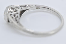 Load image into Gallery viewer, 18K 0.30 Ctw Art Deco Natural Diamond Engagement Ring White Gold