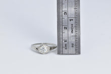 Load image into Gallery viewer, 18K 0.30 Ctw Art Deco Natural Diamond Engagement Ring White Gold