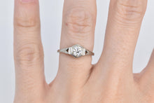 Load image into Gallery viewer, 18K 0.30 Ctw Art Deco Natural Diamond Engagement Ring White Gold