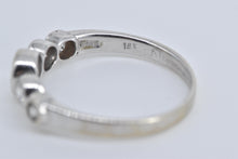 Load image into Gallery viewer, 14K 0.64 Ctw Five Stone Natural Diamond Engagement Ring White Gold