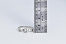 Load image into Gallery viewer, 14K 0.64 Ctw Five Stone Natural Diamond Engagement Ring White Gold