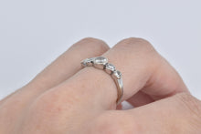 Load image into Gallery viewer, 14K 0.64 Ctw Five Stone Natural Diamond Engagement Ring White Gold