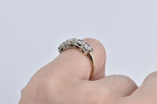 Load image into Gallery viewer, 14K 1.00 Ctw Five Stone Natural Diamond Band Ring Yellow Gold