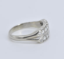 Load image into Gallery viewer, 14K 0.85 Ctw Art Deco Natural Diamond Row Band Ring White Gold