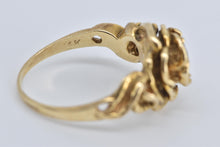 Load image into Gallery viewer, 14K 0.43 Ct Natural Diamond Rose Engagement Ring Yellow Gold