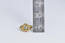 Load image into Gallery viewer, 14K 0.43 Ct Natural Diamond Rose Engagement Ring Yellow Gold
