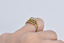 Load image into Gallery viewer, 14K 0.43 Ct Natural Diamond Rose Engagement Ring Yellow Gold