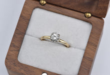 Load image into Gallery viewer, 14K 0.41 Ct Natural Diamond 1940's Engagement Ring Yellow Gold