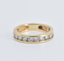 Load image into Gallery viewer, 14K 1.00 Ctw Natural Diamond Wedding Band Ring Yellow Gold