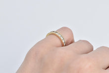 Load image into Gallery viewer, 14K 1.00 Ctw Natural Diamond Wedding Band Ring Yellow Gold
