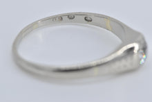 Load image into Gallery viewer, 14K 0.26 Ct Art Deco Natural Diamond Engagement Ring White Gold