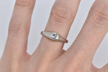 Load image into Gallery viewer, 14K 0.26 Ct Art Deco Natural Diamond Engagement Ring White Gold