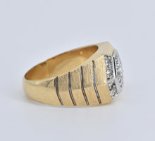 Load image into Gallery viewer, 14K 1.00 Ctw Natural Diamond Watch Band Cluster Ring Yellow Gold