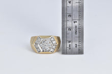 Load image into Gallery viewer, 14K 1.00 Ctw Natural Diamond Watch Band Cluster Ring Yellow Gold