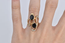 Load image into Gallery viewer, 14K 2.70 Ctw Natural Sapphire Diamond Wavy Ring Yellow Gold