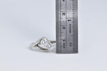 Load image into Gallery viewer, 14K 0.94 Ctw Toi et Moi Natural Diamond Engagement Ring White Gold