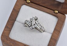 Load image into Gallery viewer, 14K 1.25 Ctw Natural Diamond Bridal Set Engagement Ring White Gold