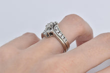 Load image into Gallery viewer, 14K 1.25 Ctw Natural Diamond Bridal Set Engagement Ring White Gold