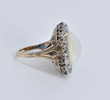 Load image into Gallery viewer, 14K 13mm Mabe Pearl 2.40 Ctw OMC Natural Diamond Ring Yellow Gold