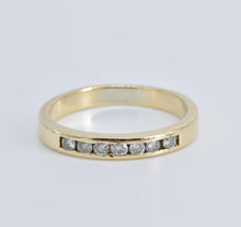 Load image into Gallery viewer, 14K 0.25 Ctw Diamond Classic Wedding Band Ring Yellow Gold