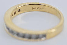 Load image into Gallery viewer, 14K 0.60 Ctw Classic Natural Diamond Wedding Band Ring Yellow Gold