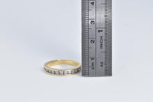 Load image into Gallery viewer, 14K 0.60 Ctw Classic Natural Diamond Wedding Band Ring Yellow Gold
