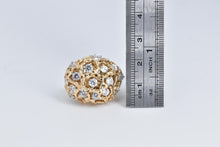 Load image into Gallery viewer, 14K 2.40 Ctw Natural Diamond Domed Nugget Ring Yellow Gold