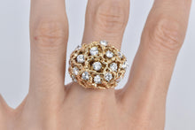 Load image into Gallery viewer, 14K 2.40 Ctw Natural Diamond Domed Nugget Ring Yellow Gold