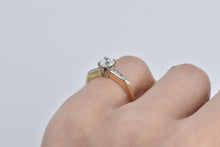Load image into Gallery viewer, 14K 0.63 Ctw 1940&#39;s Natural Diamond Engagement Ring Yellow Gold