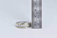 Load image into Gallery viewer, 10K 0.75 Ctw Two Tone Natural Diamond Wedding Ring White Gold