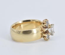 Load image into Gallery viewer, 14K 1.78 Ctw Natural Diamond Baguette Halo Ring Yellow Gold
