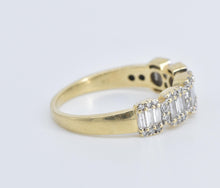 Load image into Gallery viewer, 14K 0.70 Ctw Baguette Natural Diamond Wedding Ring Yellow Gold