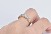 Load image into Gallery viewer, 14K 0.70 Ctw Baguette Natural Diamond Wedding Ring Yellow Gold