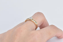 Load image into Gallery viewer, 14K 0.91 Ctw Natural Diamond Classic Engagement Ring Yellow Gold