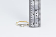 Load image into Gallery viewer, 14K 0.15 Ctw 1940's Diamond Promise Engagement Ring Yellow Gold